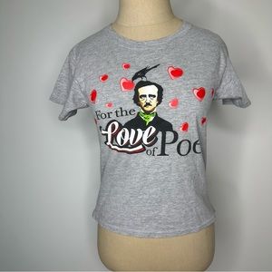 Edgar Allen Poe tshirt XS